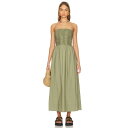フェイスフルザブランド Faithfull The Brand 【 Dominquez Midi Dress Women 】 ドレス レディースファッション ドレス レディース(4)