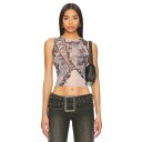 ジェイディッドロンドン Jaded London 【 Mesh Edge Tank Top Women 】 タンクトップ レディースファッション トップス タンクトップ レディース(4)