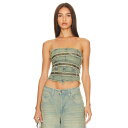 ジェイディッドロンドン Jaded London 【 Zip Diamante Denim Corset Women 】 デニム レディースファッション トップス その他 レディース