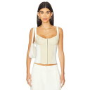 Weworewhat 【 Ruched Cup Scoop Corset Women 】 レディースファッション トップス その他 レディース(4)