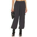 Norma Kamali 【 Oversized Boyfriend Cargo Sweatpant Women 】 カーゴ レディースファッション ボトムス ...