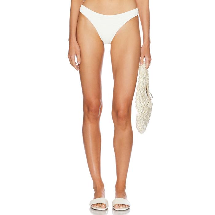 Solid & Striped 【 X Revolve The Rachel Smocked Bikini Bottom Women 】 ズボン ボトムス レディースファッション 水着 レディース