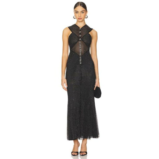 Self-Portrait 【 Rhinestone Crossover Midi Dress Women 】 ドレス レディースファッション ドレス レディース Self-Portrait 【 Rhinestone Crossover Midi Dress Women 】 ドレス レディースファッション ドレス レディース