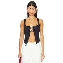 More To Come 【 Natasha Tie Front Top Women 】 ネクタイ レディースファッション トップス その他 レディース