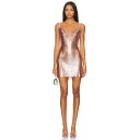 Michael Lo Sordo 【 Cross Drape Chainmail Mini Dress Women 】 ドレス レディースファッション ドレス ...