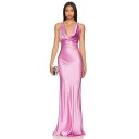 Michael Lo Sordo 【 Drape Front Maxi Dress Women 】 ドレス レディースファッション ドレス レディース