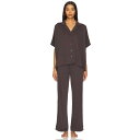 Flora Nikrooz 【 Solid Knit Caftan Pj Set Women 】 ソリッド ニット インナー 下着 ナイトウェア レディース ナ...