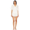 Flora Nikrooz 【 Selena Charmeuse Notch Pajama Set Women 】 インナー 下着 ナイトウェア レディース ナ...