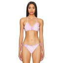 Pq 【 Rosette Lace Triangle Top Women 】 レディースファッション 水着 レディース(4)
