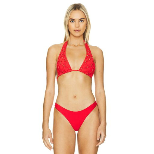 Pq 【 Brynn Beaded Halter Bikini Top Women 】 レディースファッション 水着 レディース Pq 【 Brynn Beaded Halter Bikini Top Women 】 レディースファッション 水着 レディース
