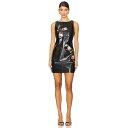 Kitri 【 Carolyn Embroidered Vinyl Mini Dress Women 】 ビニール ドレス レディースファッション ドレス レディース