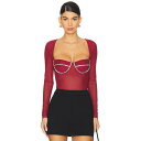 バルドット Bardot 【 Carter Diamante Bodysuit Women 】 ボディースーツ レディースファッション トップス その他 レディース