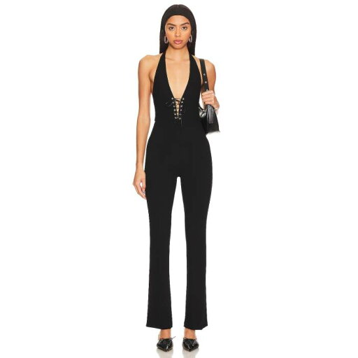 Superdown 【 Dela Lace Up Jumpsuit Women 】 ジャンプスーツ レディースファッション オールインワン サロペット レディース Superdown 【 Dela Lace Up Jumpsuit Women 】 ジャンプスーツ レディースファッション オールインワン サロペット レディース