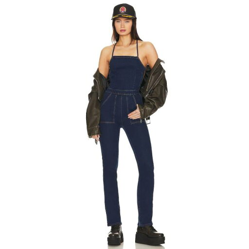Superdown 【 Macey Denim Jumpsuit Women 】 デニム ジャンプスーツ レディースファッション オールインワン サロペット レディース Superdown 【 Macey Denim Jumpsuit Women 】 デニム ジャンプスーツ レディースファッション オールインワン サロペット レディース