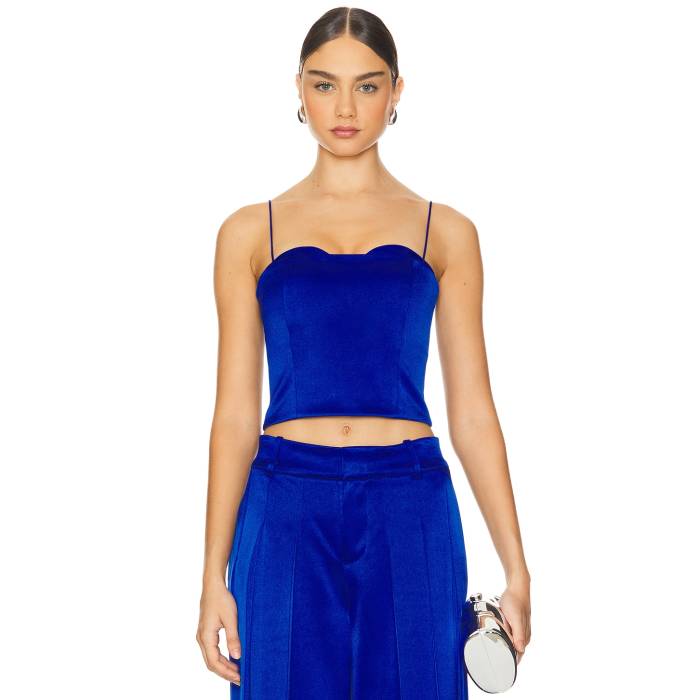 ꥹɥӥ Alice + Olivia  Ada Bustier Cropped Top Women  ǥեå...