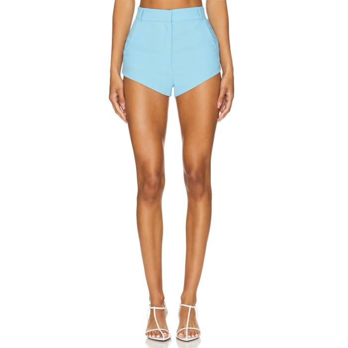 Cropped Pants - アマンダアプリチャード Amanda Uprichard 【 Kelso Shorts Women Pacific 】 ショーツ レディース パシフィック
