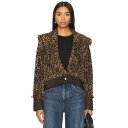 Hayley Menzies 【 Leopard Jacquard Cardi Bomber Women 】 ヒョウ柄 レオパード レディースファッション トッ...