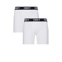 オベイ Obey 【 Established Works 2 Pack Boxer Briefs Men 】 インナー 下着 ナイトウェア メンズ インナー 下着 ボクサーパンツ メンズ