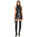 アマンダアプリチャード Amanda Uprichard 【 X Revolve Reed Faux Leather Romper Women 】 レザー ロンパース レディースファッション オールインワン サロペット レディース(4)
