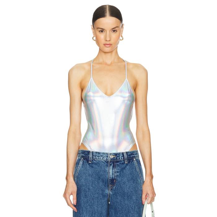 Norma Kamali 【 Low Back Fara Bodysuit Women 】 ボディースーツ レディースファッション トップス その他 レディース