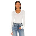 Enza Costa 【 Cashmere U Neck Long Sleeve Bodysuit Women 】 Sleeve スリーブ ボディースーツ レディースファッション トップス その他 レディース