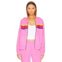 Aviator Nation 【 5 Stripe Zip Hoodie Women 】 Stripe ストライプ フーディー パーカー レディースファッション...