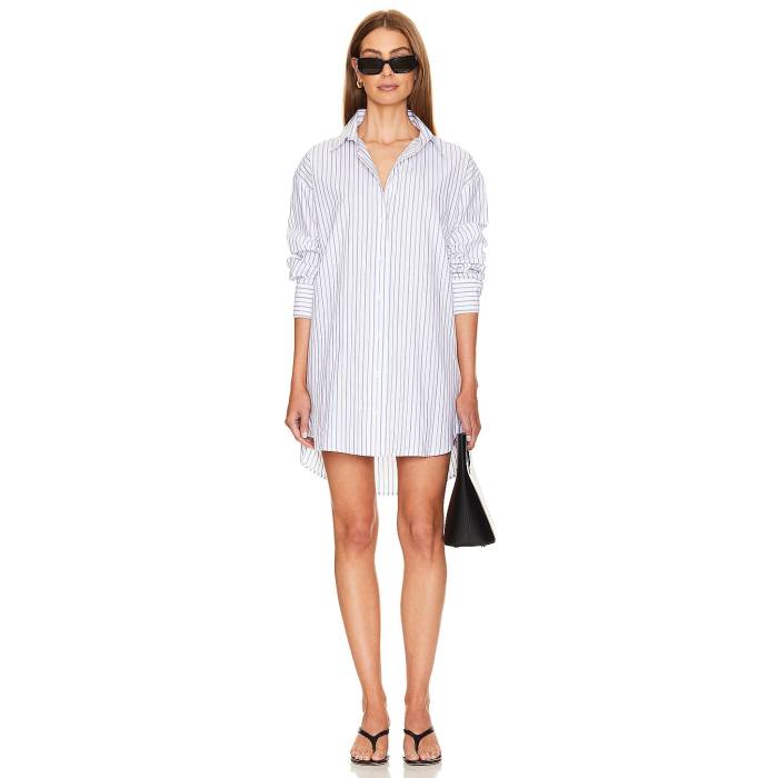 Enza Costa 【 Poplin Mini Shirtdress Women 】 レディースファッション ドレス レディース