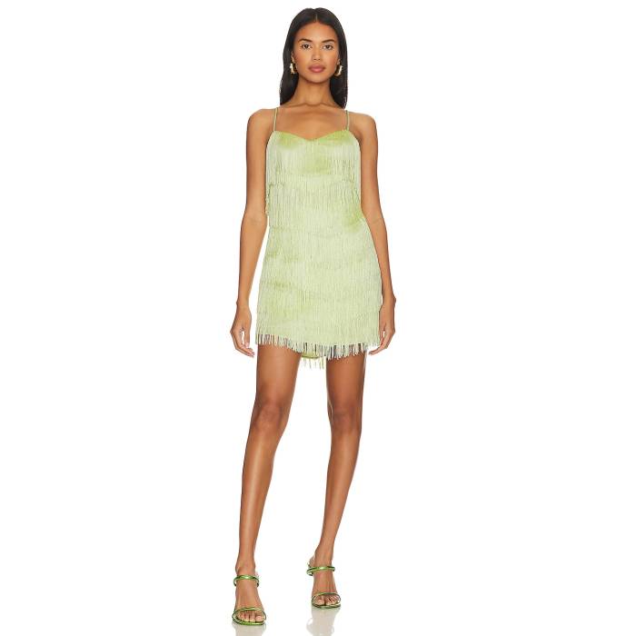House Of Harlow 1960 【 X Revolve Marquesa Fringe Mini Dress Women 】 ドレス レディースファッション ドレス レディース