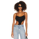 Indah 【 Pretty Please Cut Out Bodysuit Women 】 ボディースーツ レディースファッション トップス その他 レディース