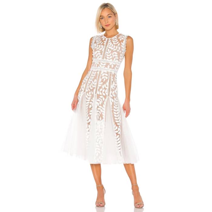 Bronx And Banco  Saba Blanc Midi Dress Women  ֥ ɥ쥹 ǥեå ...