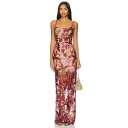 Bronx And Banco 【 Dahlia Leon Embroidered Gown Women 】 レディースファッション ドレス レディース
