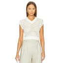 Guest In Residence 【 Mesh Crop Vest Women 】 Crop クロップ ベスト レディースファッション トップス タンクトップ レディース(4)