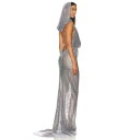 Bronx And Banco 【 Amalia Rhinestone Noir Gown Women 】 レディースファッション ドレス レディース