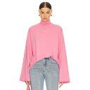 Helsa 【 Jersey Oversized Turtleneck Women 】 ジャージ レディースファッション トップス その他 レディース