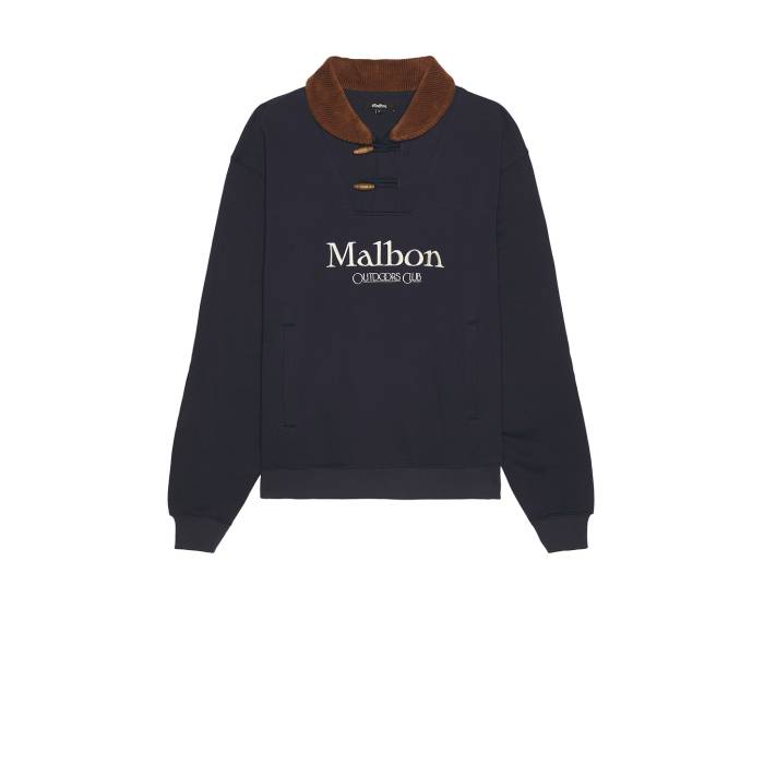 Malbon Golf  Flint Shawl Crewneck Pullover Men  󥺥եå ȥåץ å...