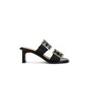 ガニー Ganni 【 Buckle Mule Sandal Women 】 バックル 靴 レディース靴 ミュール レディース