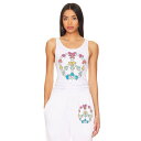 Lauren Moshi 【 Esmerelda Mushroom Peace Tank Women 】 タンクトップ レディースファッション トップス タンクトップ レディース(4)