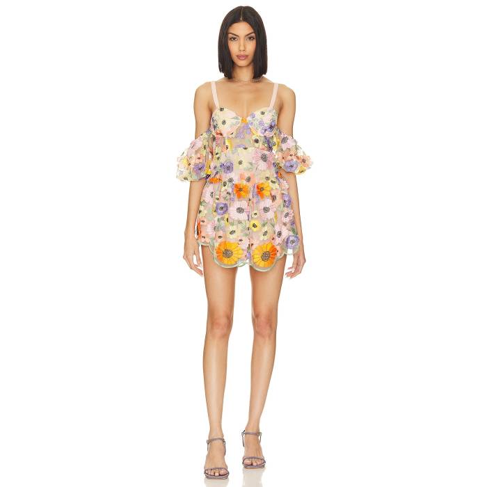 For Love & Lemons 【 Prato Mini Dress Women 】 ドレス レディースファッション ドレス レディース