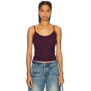 Goldie 【 Ribbed Cami Women 】 レディースファッション トップス タンクトップ レディース