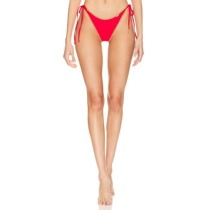 ルリファマ Luli Fama 【 Luli Chic Seamless Tie Side Bikini Bottom Women 】 ネクタイ ズボン ボトムス レディースファッション 水着 レディース