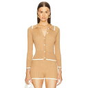 Matthew Bruch 【 Rib Knit Cropped Cardigan Women 】 ニット カーディガン レディースファッション トップス カー...