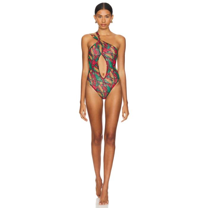 Gonza 【 One Shoulder One Piece Women 】 レディースファッション 水着 レディース