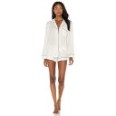 エバージェイ Eberjey 【 Gisele Long Sleeve Pj Set Women 】 Sleeve スリーブ インナー 下着 ナイトウェア レデ...