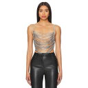 H:ours 【 Milana Rhinestone Top Women 】 レディースファッション トップス その他 レディース(4)