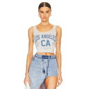 The Laundry Room 【 Welcome To Los Angeles Boxy Tank Women 】 タンクトップ レディースファッション トップス タンクトップ レディース(4)