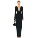 Helsa 【 Niall Deep V Neck Dress Women 】 ディープ ドレス レディースファッション ドレス レディース