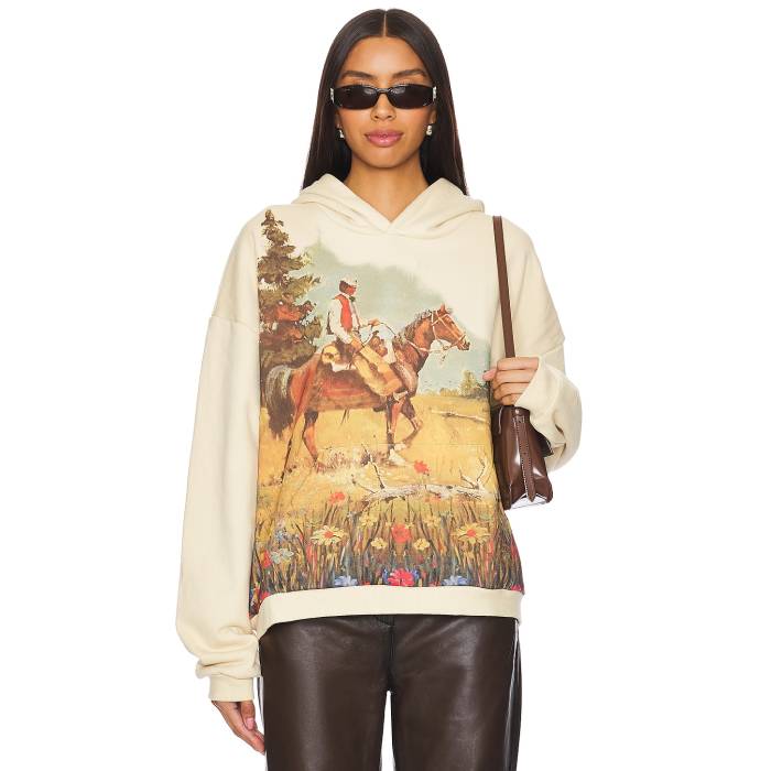 Found 【 X Revolve Western Hoodie Women 】 ウェスタン フーディー パーカー レディースファッション トップス パーカー レディース