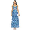 アリスアンドオリビア Alice + Olivia 【 Imogene Tiered Maxi Dress Women 】 ドレス レディースファッション ドレス レディース