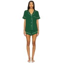 エバージェイ Eberjey 【 Gisele Relaxed Short Pj Set Women 】 インナー 下着 ナイトウェア レディース ナイトウェア...