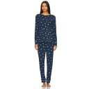 エバージェイ Eberjey 【 Gisele Printed Crew Pj Set Women 】 クルー インナー 下着 ナイトウェア レディース ナイト...